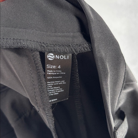 Noli Milan satin cargo pants black 4 - Picture 4 of 4